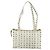 Bolsa Tote MCM Vicetos Logogram PVC Branco Ouro Auth 178496 Dourado - vista 3