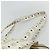Bolsa Tote MCM Vicetos Logogram PVC Branco Ouro Auth 178496 Dourado - vista 8