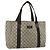 Borsa Tote GUCCI GG Supreme in PVC Beige Argento 141624 Auth 178059
