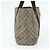 Borsa Tote GUCCI GG Supreme in PVC Beige Argento 141624 Auth 178059 - vista 4