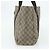 Borsa Tote GUCCI GG Supreme in PVC Beige Argento 141624 Auth 178059 - vista 5