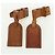 LOUIS VUITTON Powanie Name Tag Leather 10set Beige LV Auth 167217 - vista 10