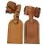 LOUIS VUITTON Powanie Name Tag Leather 10set Beige LV Auth 167217 - vista 2