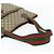 Borsa Tote GUCCI GG Supreme Web Sherry Line PVC Beige Red Green Auth 178111 Rosso Verde - vista 7