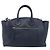 Borsa BALLY in pelle 2way Navy Silver Auth 178127 Argento Blu navy - vista 13