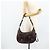 Borsa a tracolla PRADA in pelle marrone argento Auth 178118A - vista 25