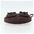 Borsa a tracolla PRADA in pelle marrone argento Auth 178118A - vista 5