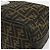 Bolso de Mano FENDI Zucca Canvas Negro Marrón Auth bs34606 Castaño - vista 16