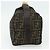 Bolso de Mano FENDI Zucca Canvas Negro Marrón Auth bs34606 Castaño - vista 3