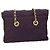 Borsa Tote con Catena PRADA Nylon Viola Oro Auth 178202 D'oro Porpora - vista 2