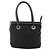Céline Borsa a mano CELINE Circle Nylon Nero Oro Auth 177318A D'oro - vista 13