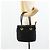 Céline Borsa a mano CELINE Circle Nylon Nero Oro Auth 177318A D'oro - vista 23