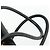 Céline Borsa a mano CELINE Circle Nylon Nero Oro Auth 177318A D'oro - vista 8