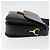 Céline Bolsa de Ombro CELINE em Couro Preto com Detalhes Dourados Auth 178275 - vista 3