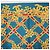 CHANEL Seidentuch Ketten-Accessoire-Muster Blau CC Authentisch am11561A - Ansicht 14
