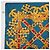 CHANEL Seidentuch Ketten-Accessoire-Muster Blau CC Authentisch am11561A - Ansicht 2