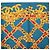CHANEL Seidentuch Ketten-Accessoire-Muster Blau CC Authentisch am11561A - Ansicht 3