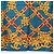 CHANEL Seidentuch Ketten-Accessoire-Muster Blau CC Authentisch am11561A - Ansicht 9