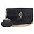 Borsa a Spalla con Catena Christian Dior in Pelle Blu Navy e Oro Auth bs35041 D'oro