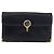Borsa a Spalla con Catena Christian Dior in Pelle Blu Navy e Oro Auth bs35041 D'oro - vista 2