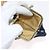 Borsa a Spalla con Catena Christian Dior in Pelle Blu Navy e Oro Auth bs35041 D'oro - vista 25