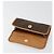 Céline Pochette CELINE Macadam Canvas PVC Cuero Marrón Oro Auth 177871A Castaño Dorado - vista 9