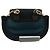 FENDI Picobucket Funda para AirPods Bolso de Cuello en Satén Negro Oro Auth 178091M Dorado - Ansicht 2
