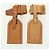 LOUIS VUITTON Powanie Name Tag Leather 10set Beige LV Auth 167221 - vista 4