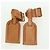 LOUIS VUITTON Powanie Name Tag Leather 10set Beige LV Auth 167221 - vista 6