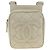 CHANEL Matelasse Shoulder Bag Caviar Skin Ivory Gold CC Auth BA12379V D'oro Crudo - vista 13