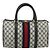 Borsa GUCCI GG Supreme Sherry Line PVC Blu Navy Oro 39 02 007 Auth 177794 D'oro - vista 2