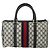 Borsa GUCCI GG Supreme Sherry Line PVC Blu Navy Oro 39 02 007 Auth 177794 D'oro - vista 3