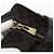Céline Borsa Tote CELINE Macadam Canvas PVC Pelle Nero Oro Auth ka1178A D'oro - vista 10