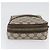 Clutch GUCCI GG Supreme Web Sherry Line PVC Beige Red Green Auth ka3285 Rosso Verde - vista 5