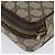 Clutch GUCCI GG Supreme Web Sherry Line PVC Beige Red Green Auth ka3285 Rosso Verde - vista 8