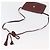 Borsa a Spalla CARTIER Must Line Pelle Bordeaux Oro Auth BA12432 D'oro Bordò - vista 7