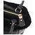 Borsa Salvatore Ferragamo Vala in pelle nera e oro Auth ka4181A Nero D'oro - vista 10