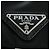 Borsa a Spalla con Catena PRADA Nylon Nero Argento Auth AMZ520M - vista 20
