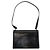 Borsa a Spalla Salvatore Ferragamo Gancini in Pelle Vernice Nera Argento Auth 178485 Nero - vista 13
