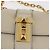 Borsa a Spalla con Catena VALENTINO in Pelle Avorio Oro Auth bs35039A D'oro Crudo - vista 9
