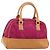 Céline Borsa CELINE C Macadam in tela e scamosciato rosa e oro Auth BA12374 D'oro