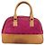 Céline Borsa CELINE C Macadam in tela e scamosciato rosa e oro Auth BA12374 D'oro - vista 2