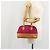 Céline Borsa CELINE C Macadam in tela e scamosciato rosa e oro Auth BA12374 D'oro - vista 23