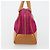 Céline Borsa CELINE C Macadam in tela e scamosciato rosa e oro Auth BA12374 D'oro - vista 3