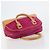 Céline Borsa CELINE C Macadam in tela e scamosciato rosa e oro Auth BA12374 D'oro - vista 6