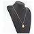 Collana VERSACE metallica Gold Tone Auth bs34900A - vista 14