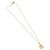 Collana VERSACE metallica Gold Tone Auth bs34900A - vista 2