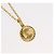 Collana VERSACE metallica Gold Tone Auth bs34900A - vista 3