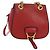 Borsa a Spalla Miu Miu Chain Dahlia in Pelle Rossa e Oro Auth 177448A Rosso D'oro