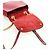 Borsa a Spalla Miu Miu Chain Dahlia in Pelle Rossa e Oro Auth 177448A Rosso D'oro - vista 23